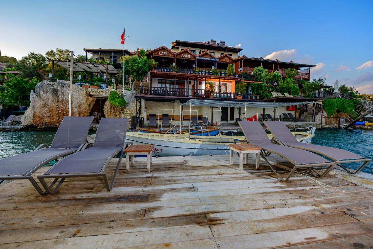 Ankh Pension Kaleucagız Exteriör bild