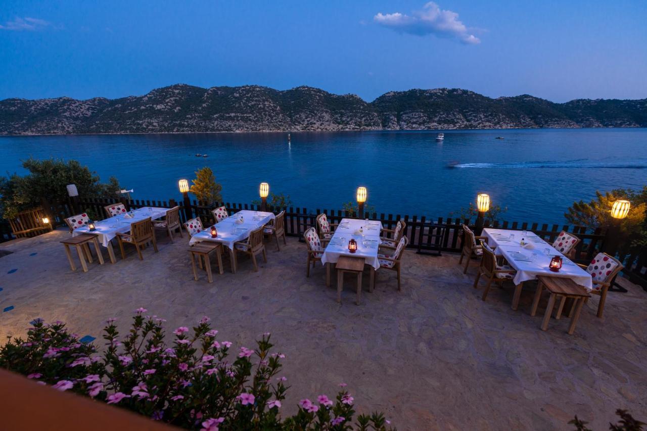 Ankh Pension Kaleucagız Exteriör bild