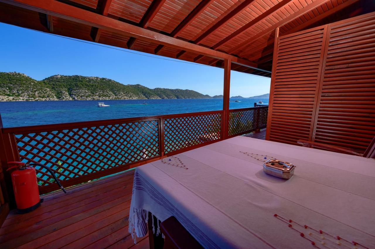 Ankh Pension Kaleucagız Exteriör bild
