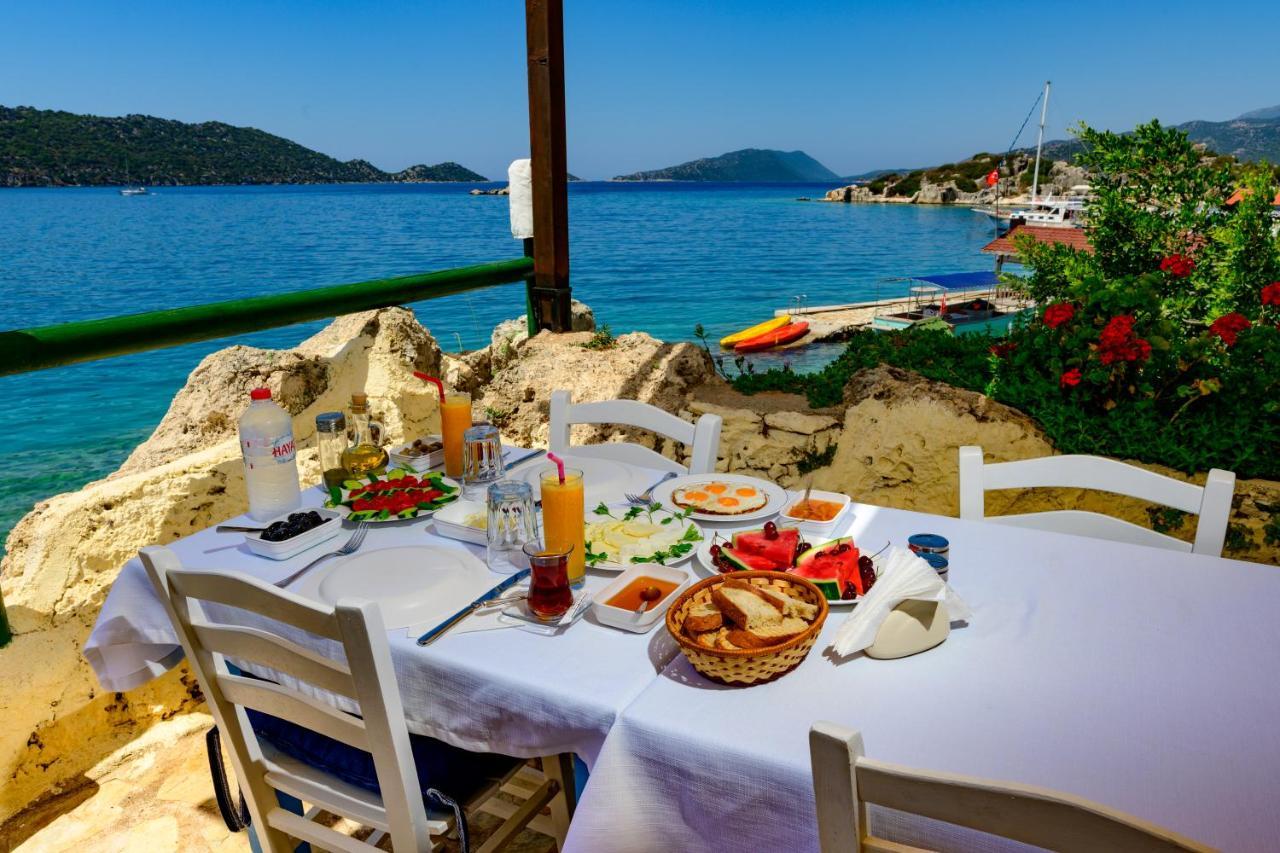 Ankh Pension Kaleucagız Exteriör bild
